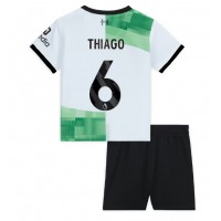 Echipament fotbal Liverpool Thiago Alcantara #6 Tricou Deplasare 2023-24 pentru copii maneca scurta (+ Pantaloni scurti)